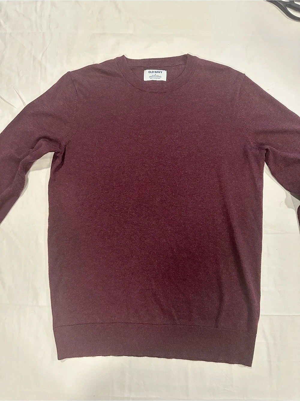 Old Navy Go-Recycled Crew-Neck Sweater Men'Small Purple Size Small